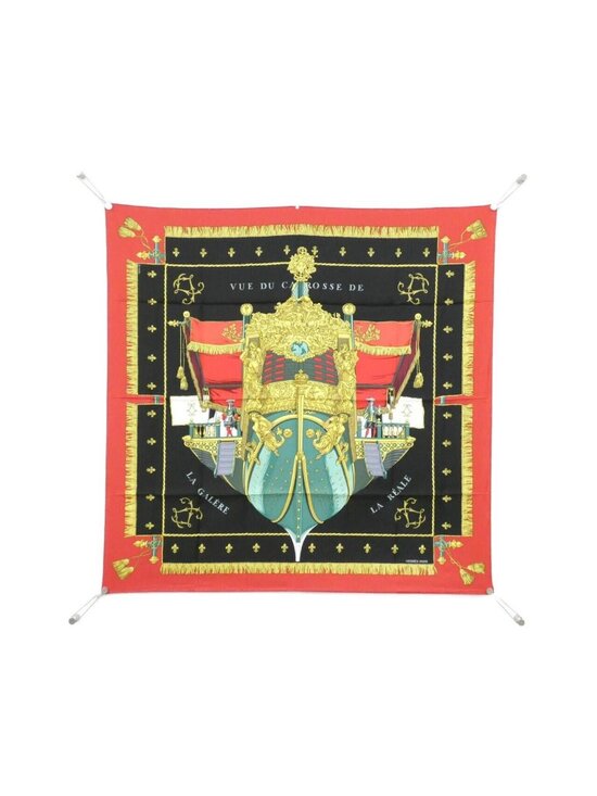 Hermes Accessories - Hermes Vue du Carrose Carre Scarf